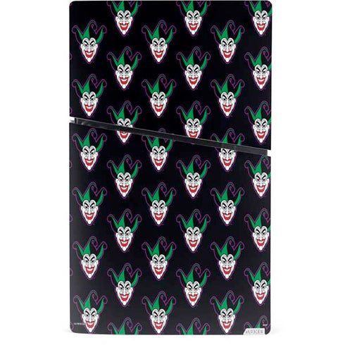 DC Comics The Joker Logo Pattern PS5 Slim Digital Edition Bundle Skin