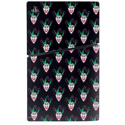 DC Comics The Joker Logo Pattern PS5 Slim Digital Edition Console Skin