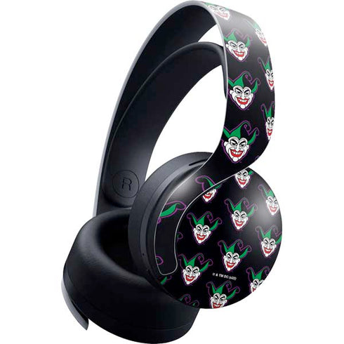 DC Comics The Joker Logo Pattern PULSE 3D Wireless Headset for PS5 Skin