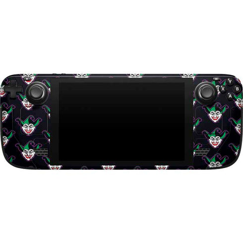 DC Comics The Joker Logo Pattern Steam Deck Handheld Gaming Computer Skin