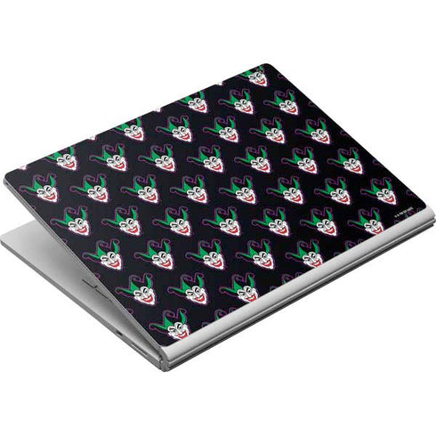 DC Comics The Joker Logo Pattern Surface Book Skin