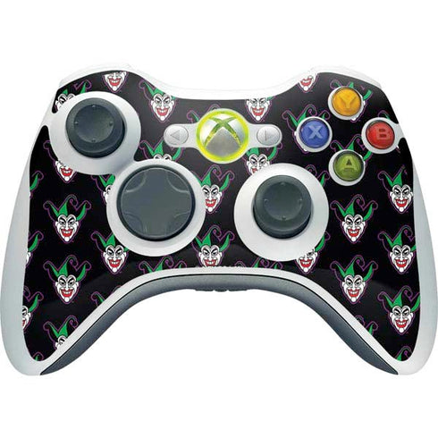 DC Comics The Joker Logo Pattern Xbox 360 Wireless Controller Skin