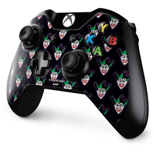 DC Comics The Joker Logo Pattern Xbox One Controller Skin