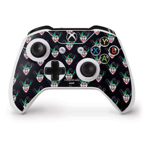 DC Comics The Joker Logo Pattern Xbox One S Controller Skin