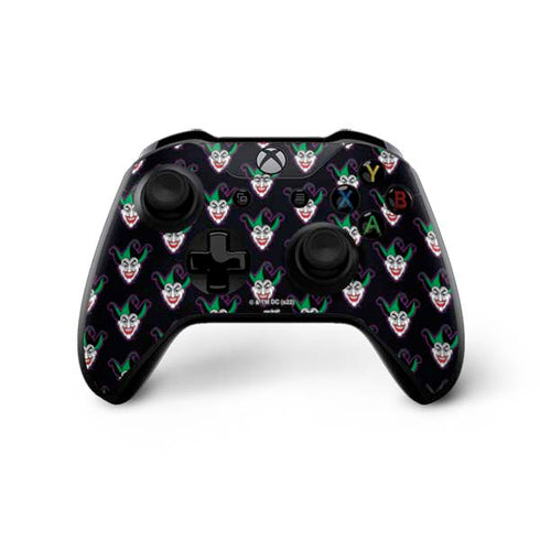DC Comics The Joker Logo Pattern Xbox One X Controller Skin