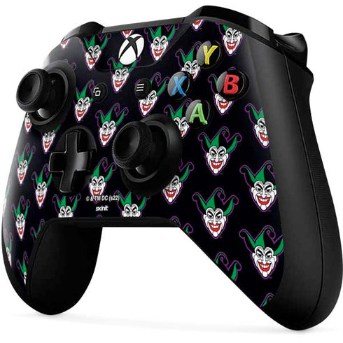 DC Comics The Joker Logo Pattern Xbox One X Controller Skin