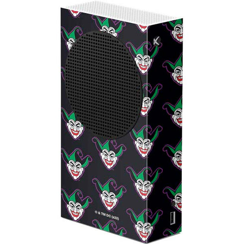 DC Comics The Joker Logo Pattern Xbox Series S Console Skin