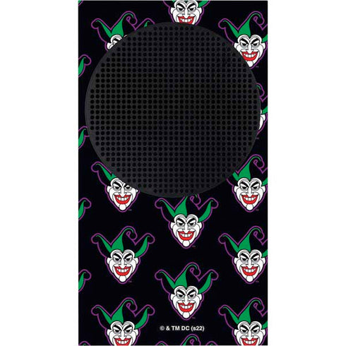 DC Comics The Joker Logo Pattern Xbox Series S Console Skin