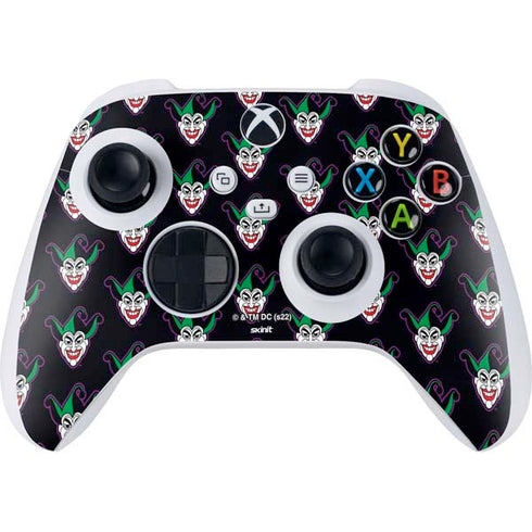 DC Comics The Joker Logo Pattern Xbox Series S Controller Skin