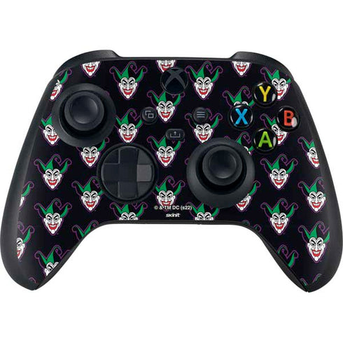 DC Comics The Joker Logo Pattern Xbox Series X Controller Skin
