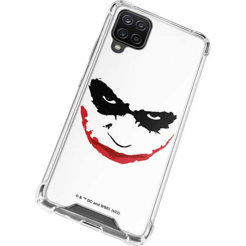 The Dark Knight Joker face Galaxy A12 Clear Case