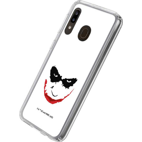 The Dark Knight Joker face Galaxy A20 Clear Case