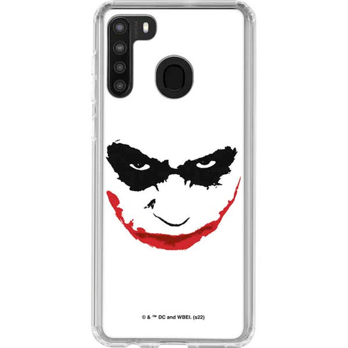 The Dark Knight Joker face Galaxy A21 Clear Case