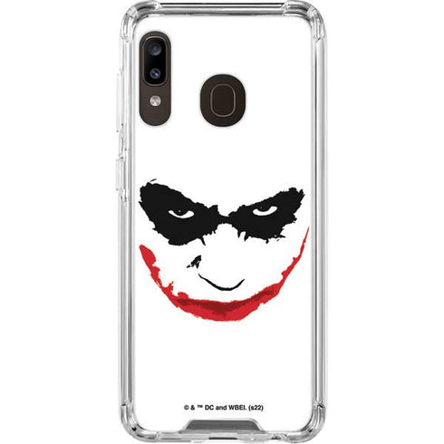 The Dark Knight Joker face Galaxy A30 Clear Case