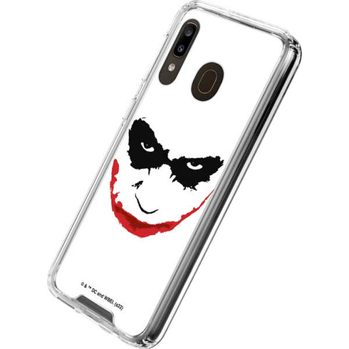 The Dark Knight Joker face Galaxy A30 Clear Case