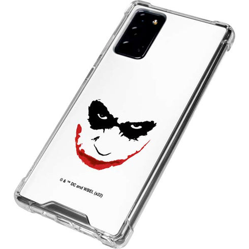 The Dark Knight Joker face Galaxy Note20 5G Clear Case
