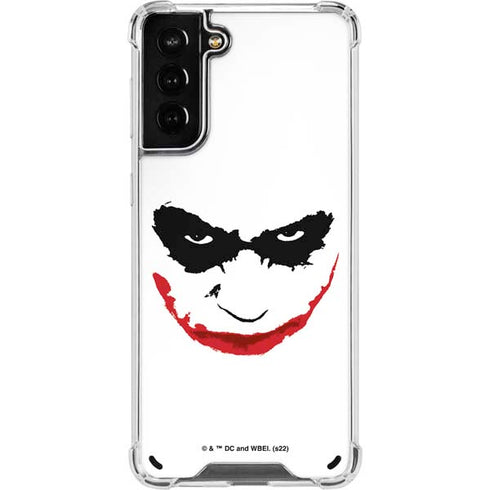 The Dark Knight Joker face Galaxy S21 Plus 5G Clear Case