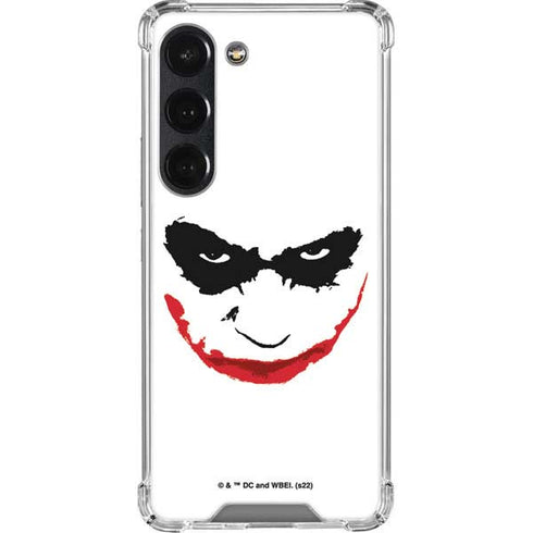 The Dark Knight Joker face Galaxy S23 Clear Case