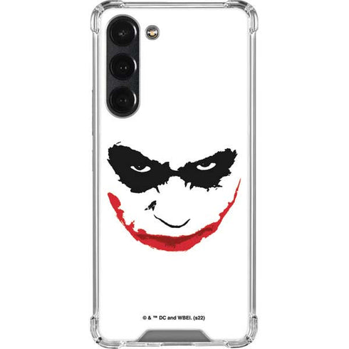 The Dark Knight Joker face Galaxy S23 Plus Clear Case