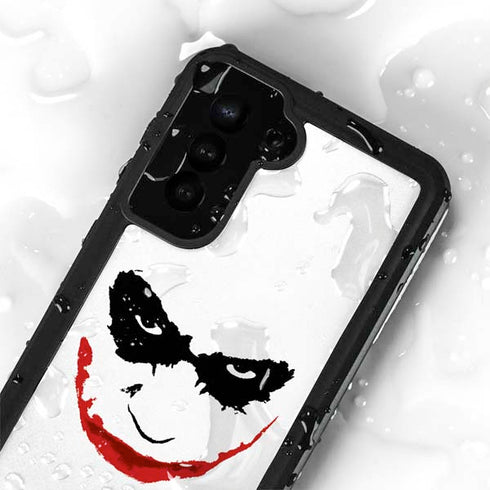 The Dark Knight Joker face Galaxy S23 Plus Waterproof Case