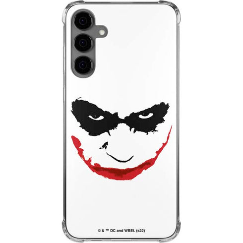 The Dark Knight Joker face Galaxy S24 Plus Clear Case