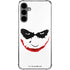 The Dark Knight Joker face Galaxy S24 Plus Clear Case