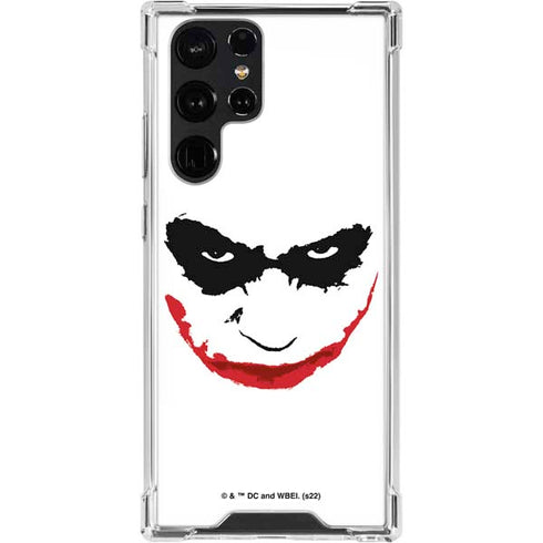 The Dark Knight Joker face Galaxy S24 Ultra Clear Case