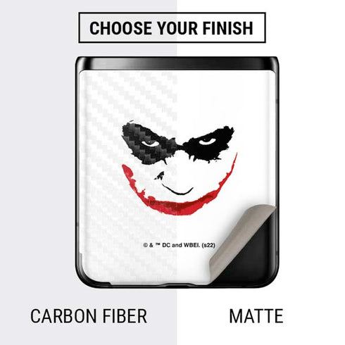 The Dark Knight Joker face Galaxy Z Flip Skin