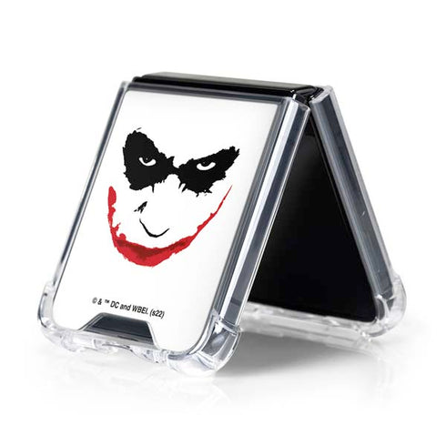 The Dark Knight Joker face Galaxy Z Flip5 5G Clear Case