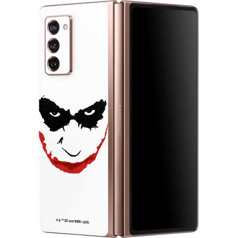The Dark Knight Joker face Galaxy Z Fold2 5G Skin