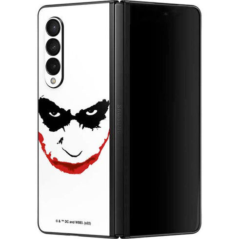 The Dark Knight Joker face Galaxy Z Fold3 5G Skin