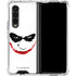 The Dark Knight Joker face Galaxy Z Fold4 5G Clear Case