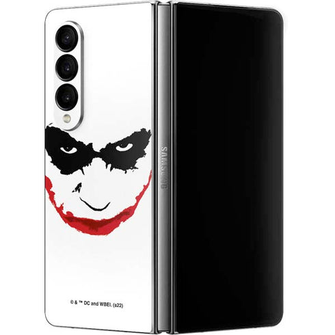 The Dark Knight Joker face Galaxy Z Fold4 5G Skin