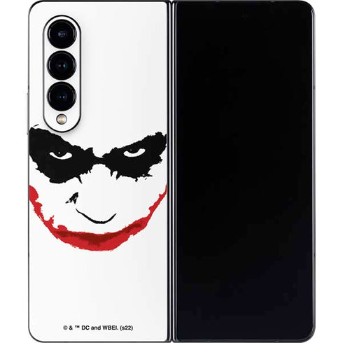 The Dark Knight Joker face Galaxy Z Fold4 5G Skin