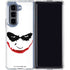 The Dark Knight Joker face Galaxy Z Fold5 5G Clear Case