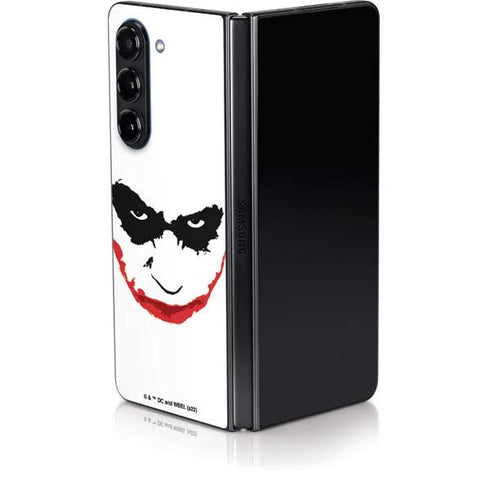 The Dark Knight Joker face Galaxy Z Fold5 5G Skin