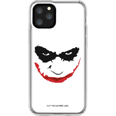 The Dark Knight Joker face iPhone 11 Pro Clear Case