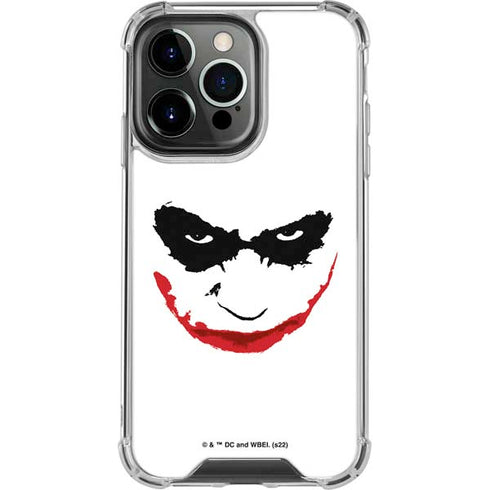 The Dark Knight Joker face iPhone 13 Pro Clear Case