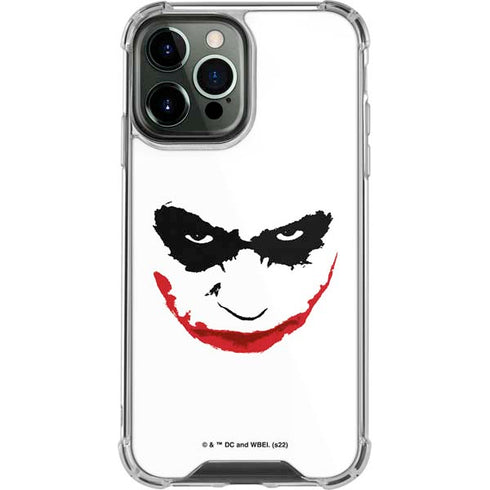 The Dark Knight Joker face iPhone 13 Pro Max Clear Case