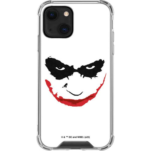 The Dark Knight Joker face iPhone 14 Clear Case