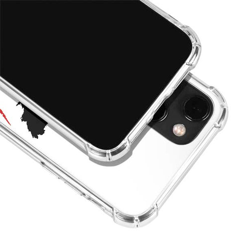 The Dark Knight Joker face iPhone 14 Plus Clear Case