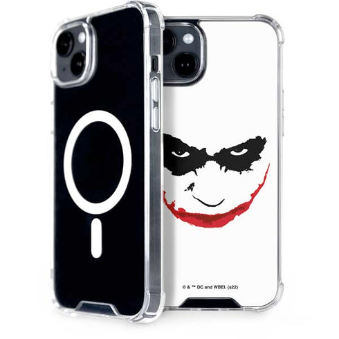 The Dark Knight Joker face iPhone 15 Plus MagSafe Case