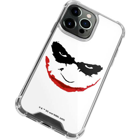 The Dark Knight Joker face iPhone 15 Pro Clear Case