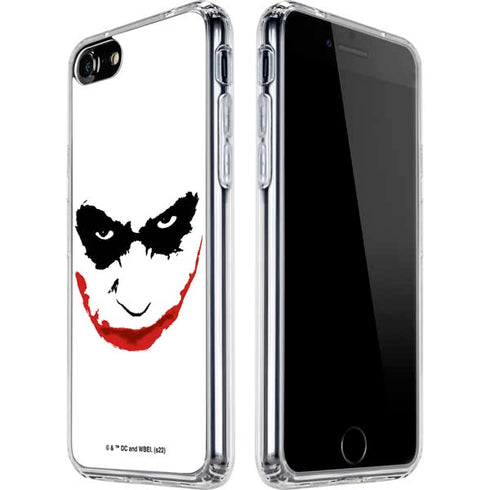 The Dark Knight Joker face iPhone SE (2nd & 3rd Gen) Clear Case