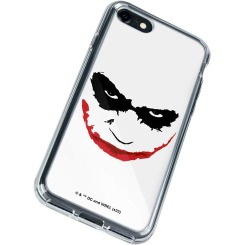 The Dark Knight Joker face iPhone SE (2nd & 3rd Gen) Clear Case