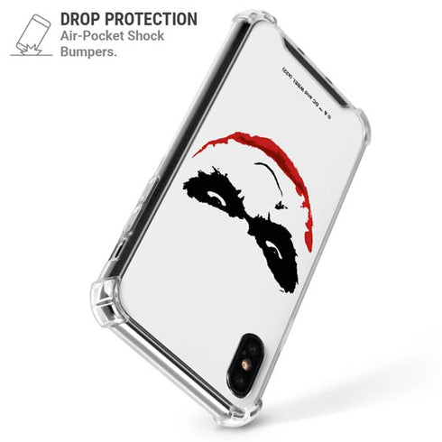 The Dark Knight Joker face iPhone XS Max Clear Case