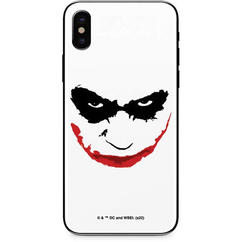 The Dark Knight Joker face iPhone XS Skin