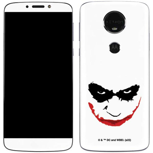 The Dark Knight Joker face Moto E5 Plus Skin
