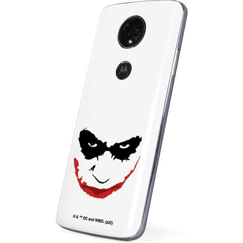 The Dark Knight Joker face Moto E5 Plus Skin