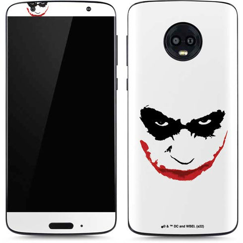 The Dark Knight Joker face Moto G6 Skin